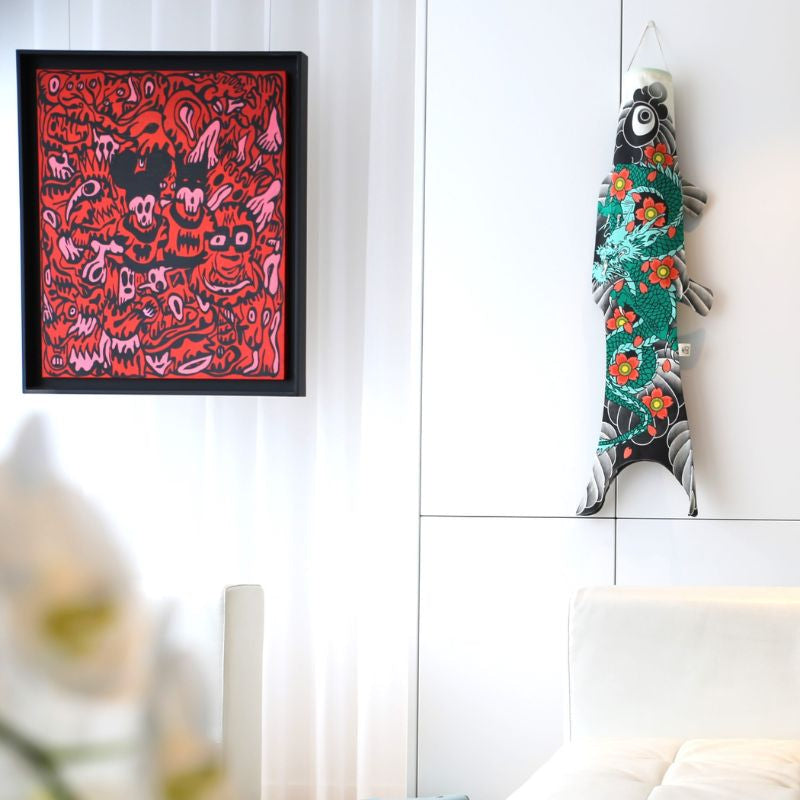 Koinobori Dragon Tattoo 100 cm