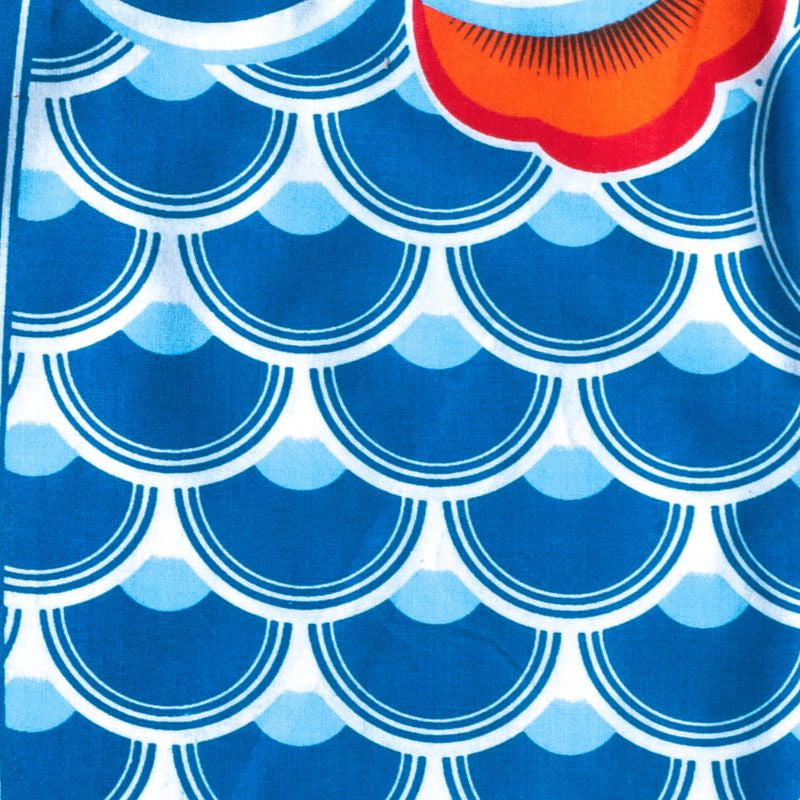 Koinobori Traditionell Blå 70 cm