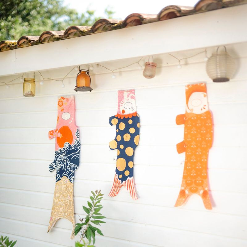 Koinobori Vågor 100 cm