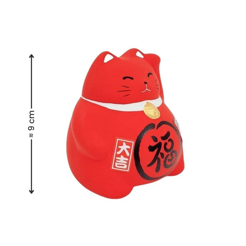 Maneki Neko Marufuku Röd