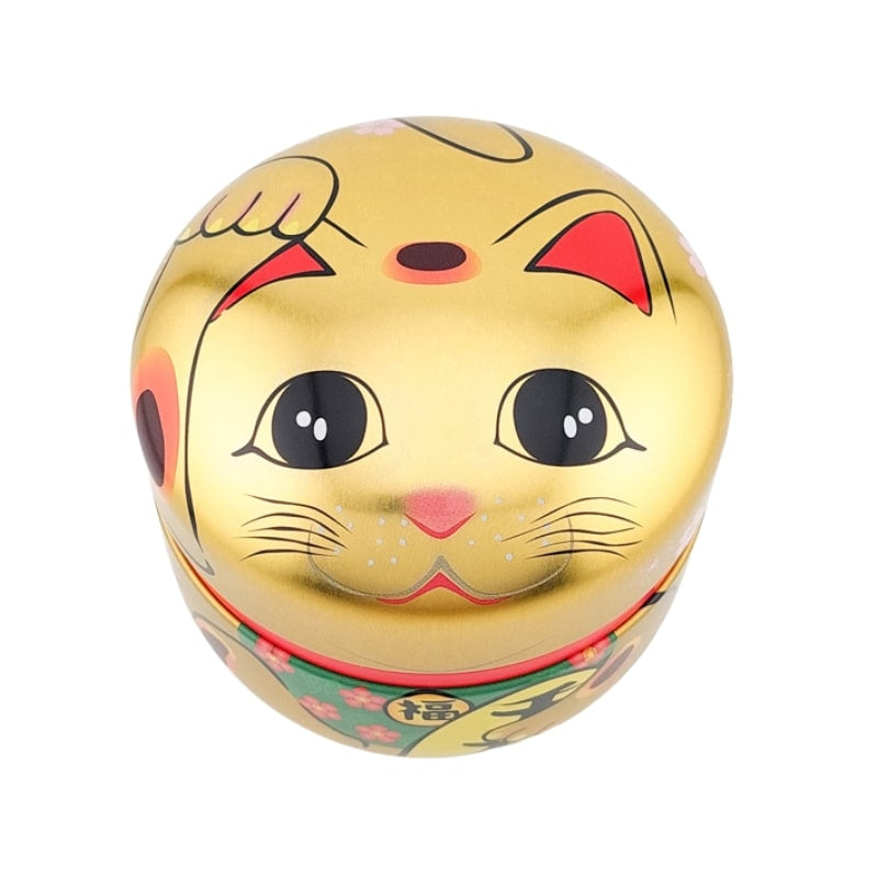 Maneki Neko Teask i guldmetall