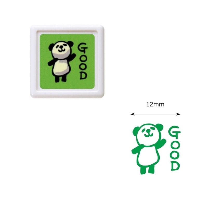 Mini japansk pandastämpel Good