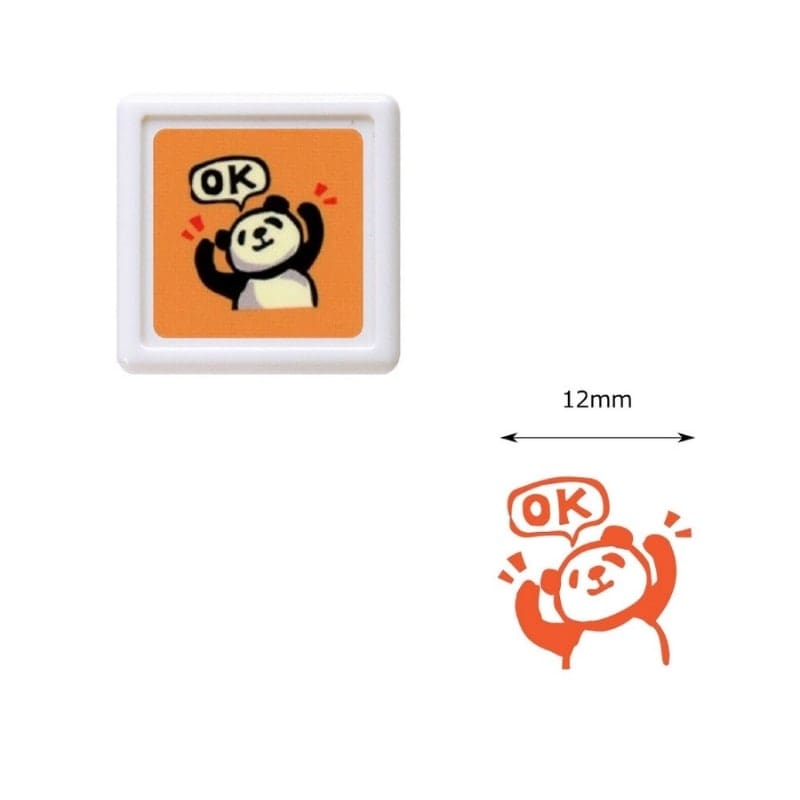 Mini japansk pandastämpel OK