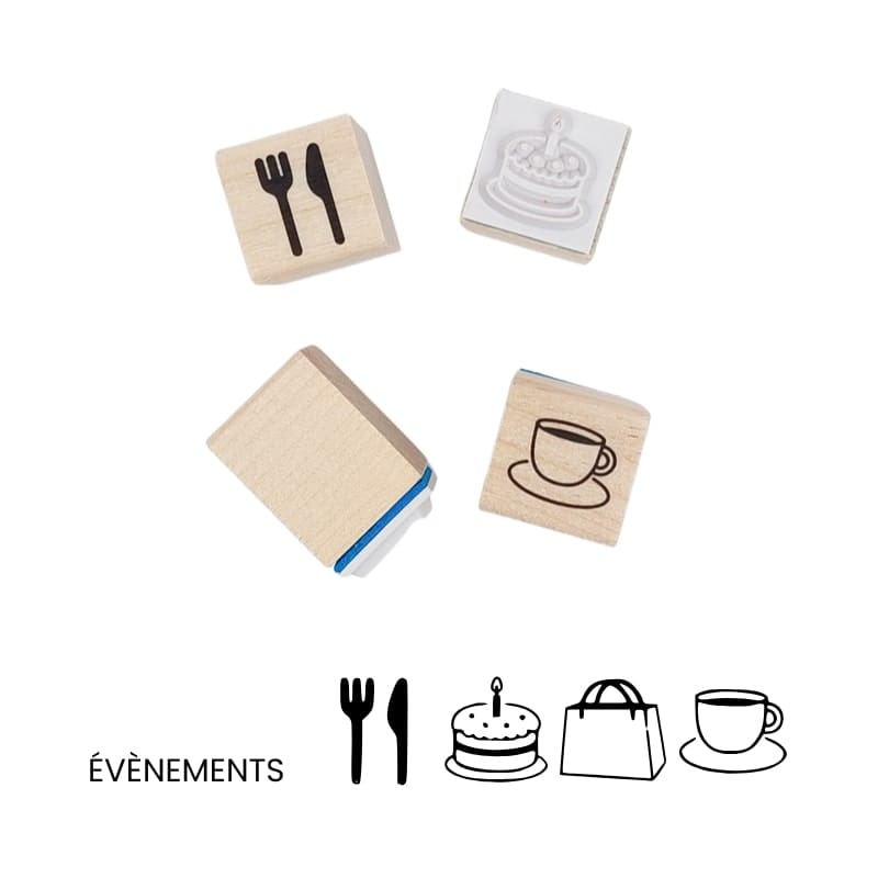 Mini japansk stämpel Bullet Journal Händelser