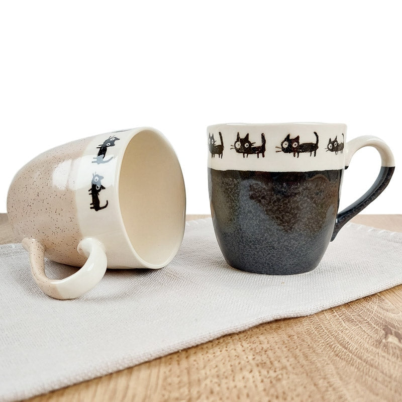 Mugg set med japansk katt