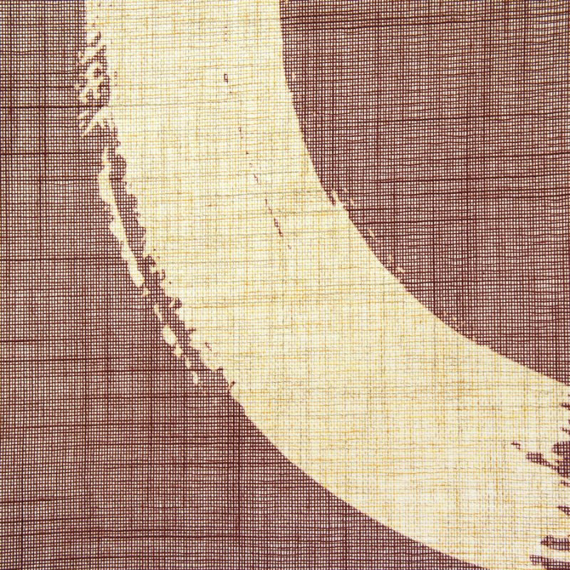 Noren Japansk Enso Brun 85 x 150 cm
