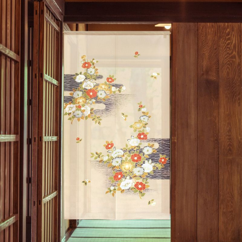 Noren Japanska Tsubaki 85 x 150 cm