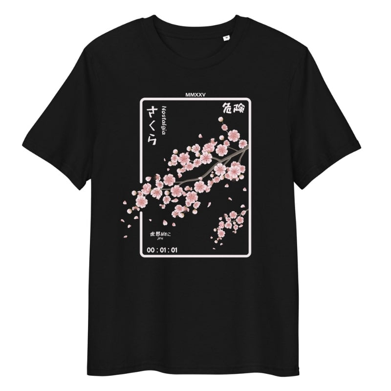 Nostalgia Japansk T shirt S / Noir