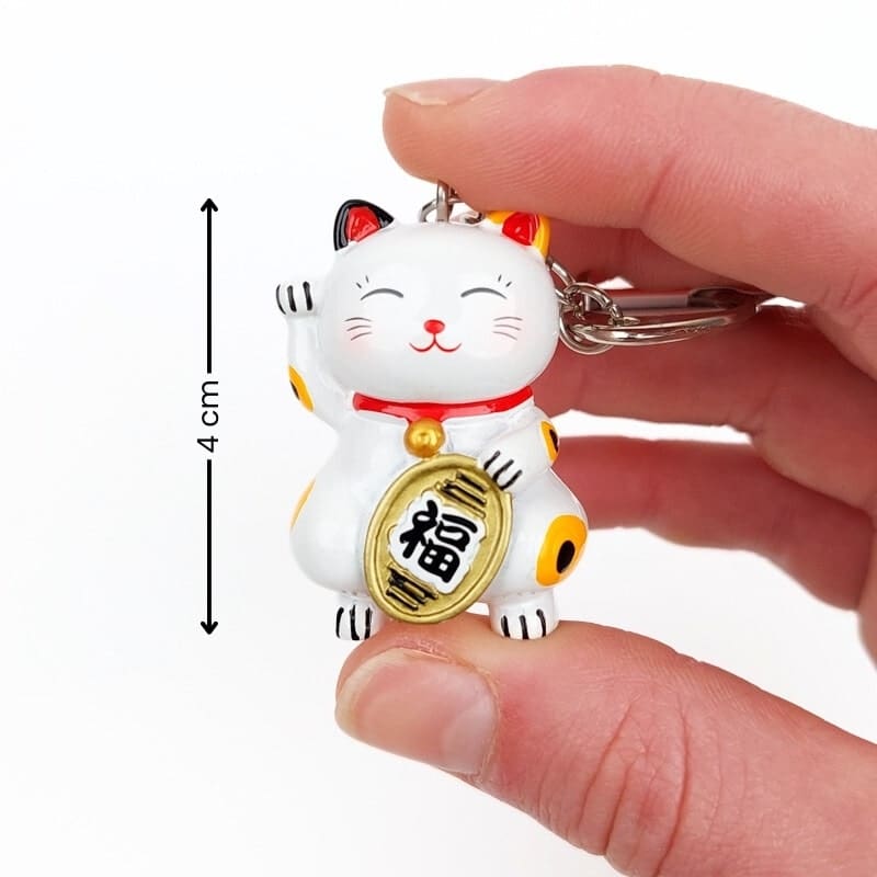Nyckelring Maneki Neko Kawaii