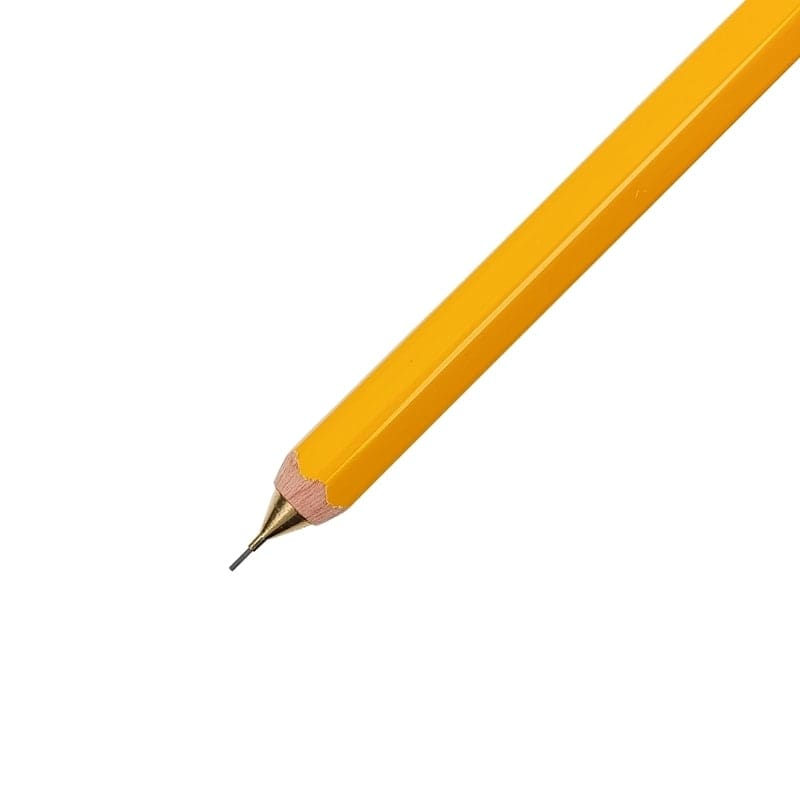 OHTO Mekanisk blyertspenna i trä 0,5 mm Gul