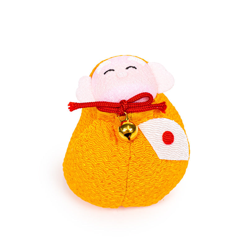 Otedama-docka Japansk Chirimen Hotei