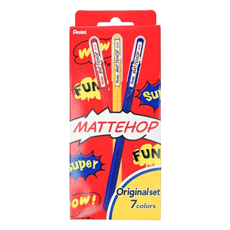 Pentel Mattehop Original Set färgpennor