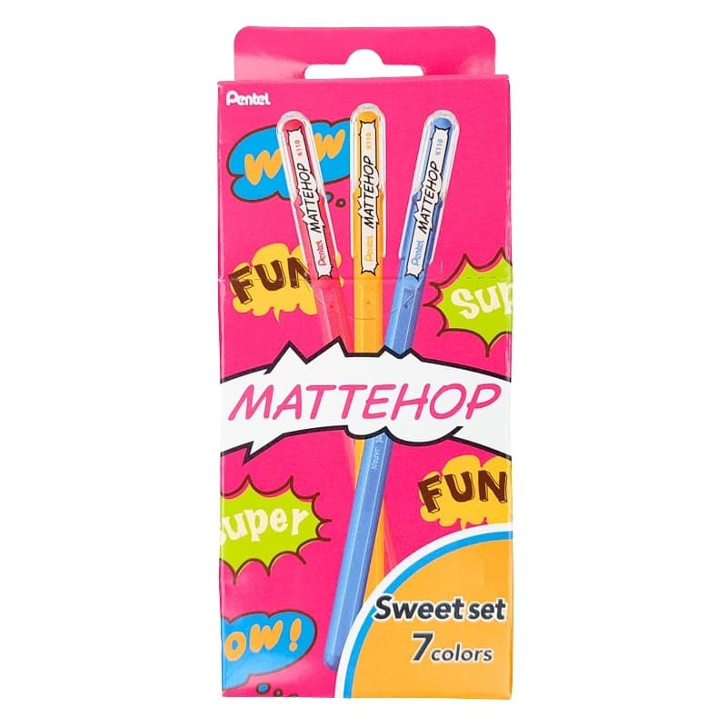 Pentel Mattehop Sweet Set färgpennor
