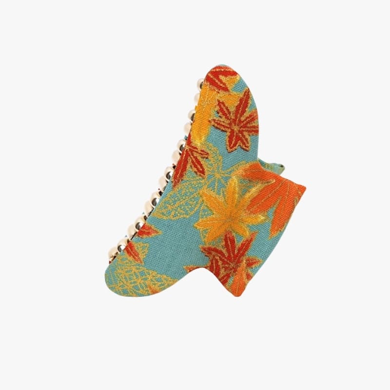 Japanskt hårspänne Momiji Fabric