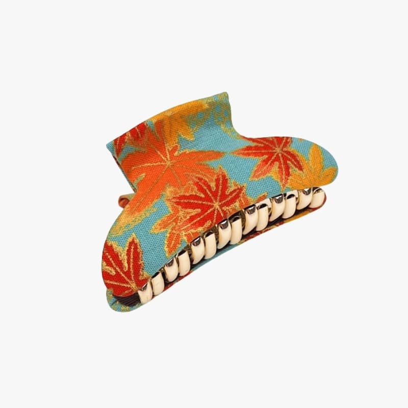 Japanskt hårspänne Momiji Fabric