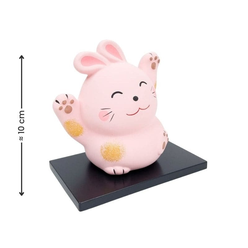 Positiv energi japansk kaninfigur