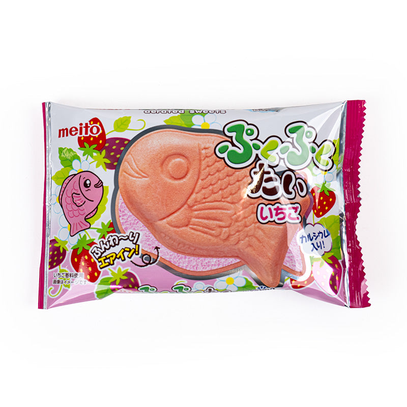 Puku Puku Taiyaki Vaffla – Jordgubb