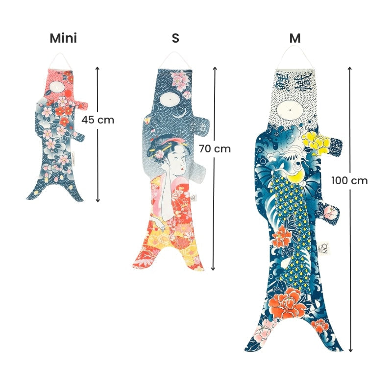 Regnbåge Koinobori 70 cm