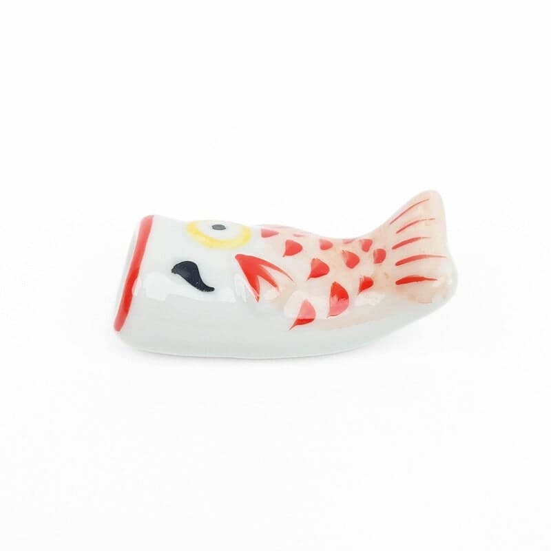 Röd Koinobori japansk ätpinne rest