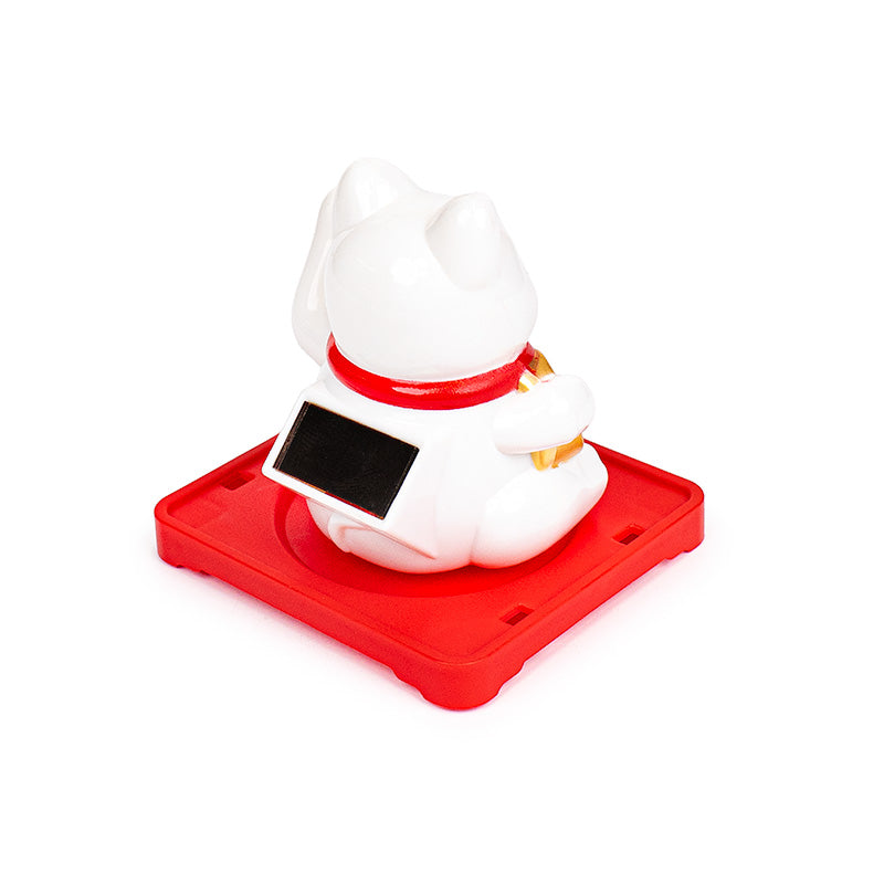 Rörlig Solcellsdriven Maneki Neko Katt - Daruma