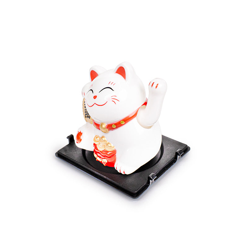 Rörlig Solcellsdriven Maneki Neko Katt - Lycka