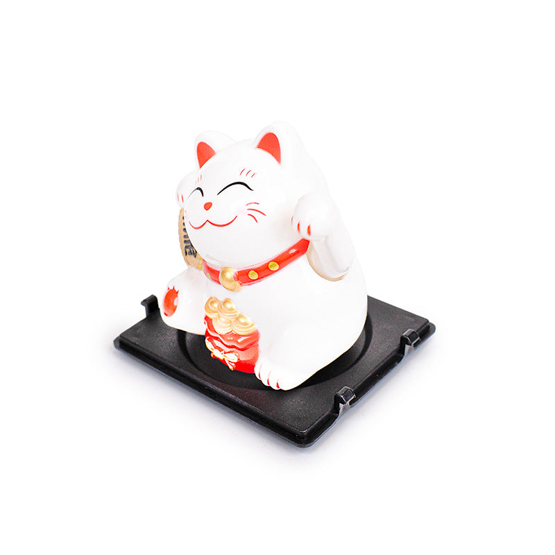 Rörlig Solcellsdriven Maneki Neko Katt - Lycka