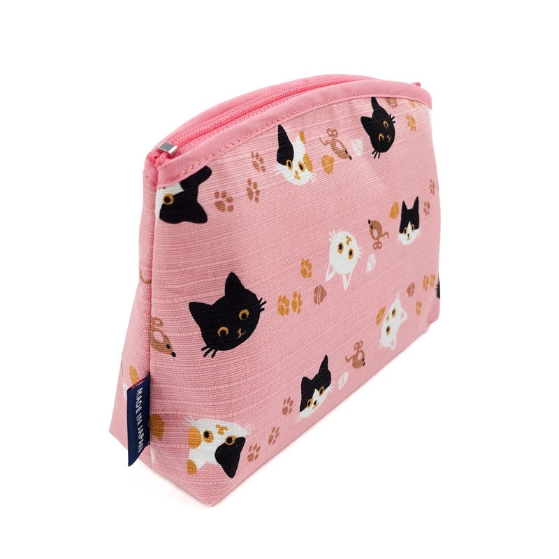 Rosa katt japansk påse