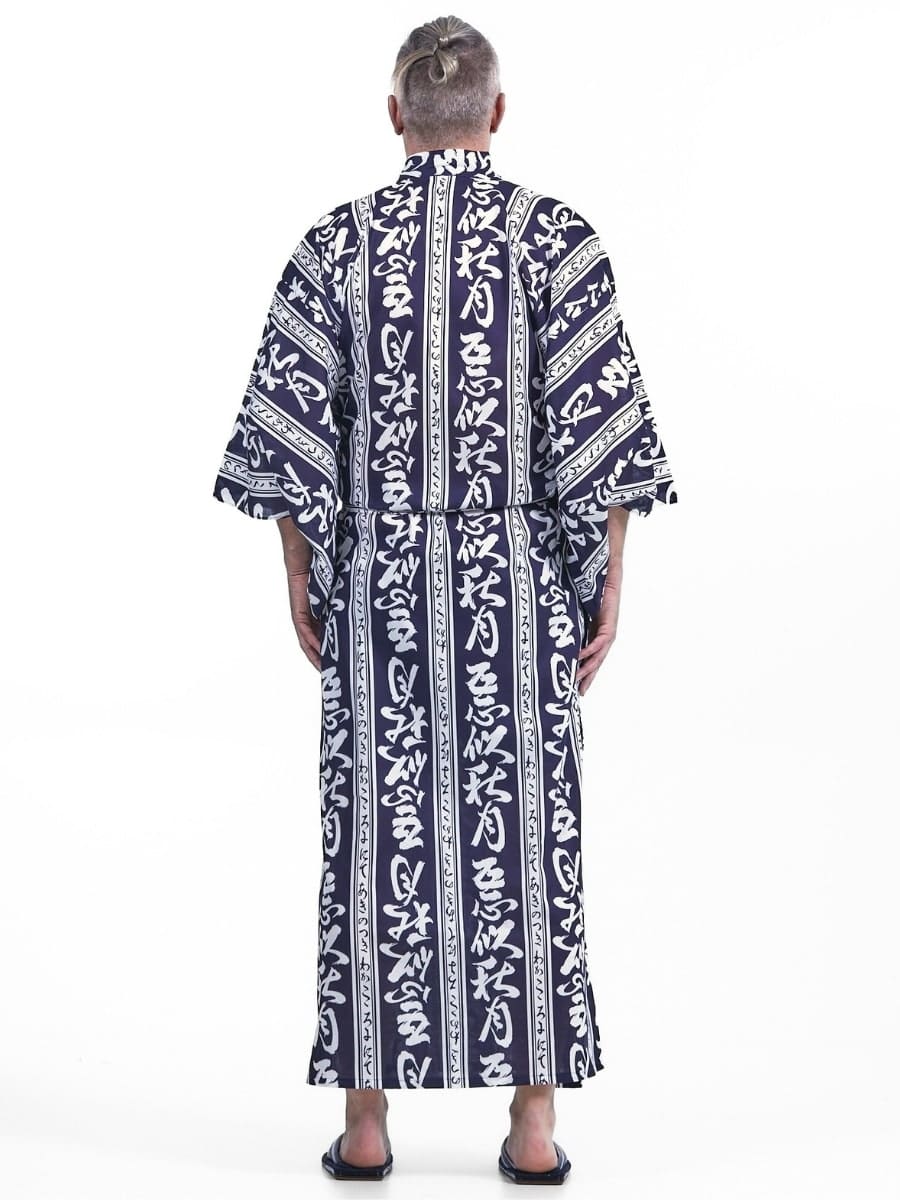 Ryokan Yukata Kimono för män