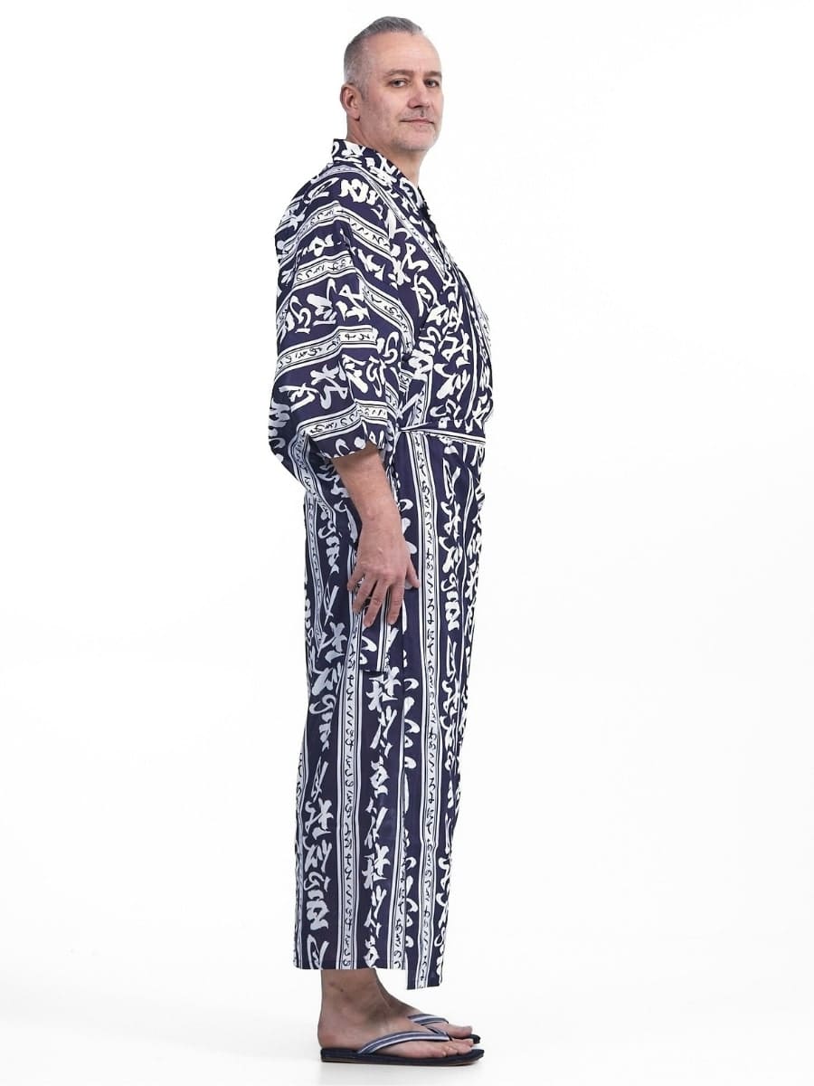 Ryokan Yukata Kimono för män