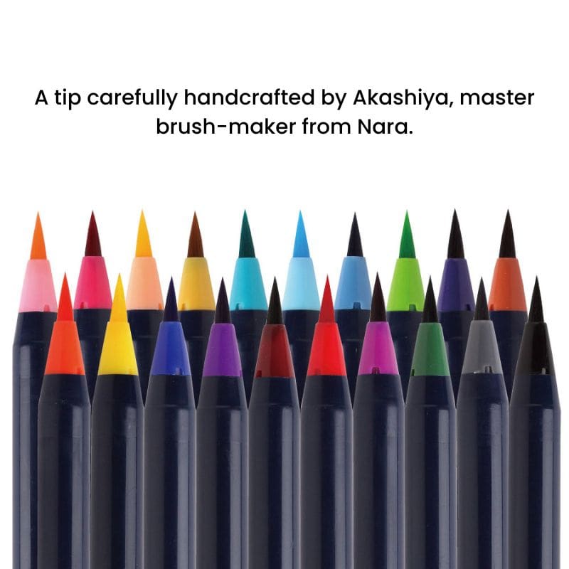SAI akvarellpennor och penslar - set