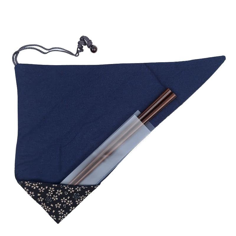 Sakura Blue japanska ätpinnar Fodral