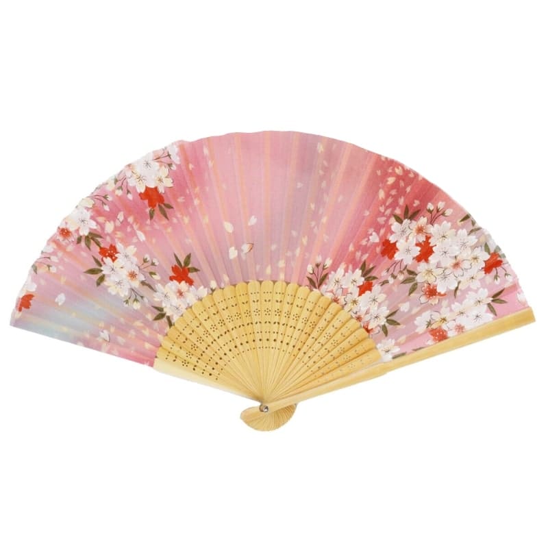 Sakura rosa japansk solfjäder