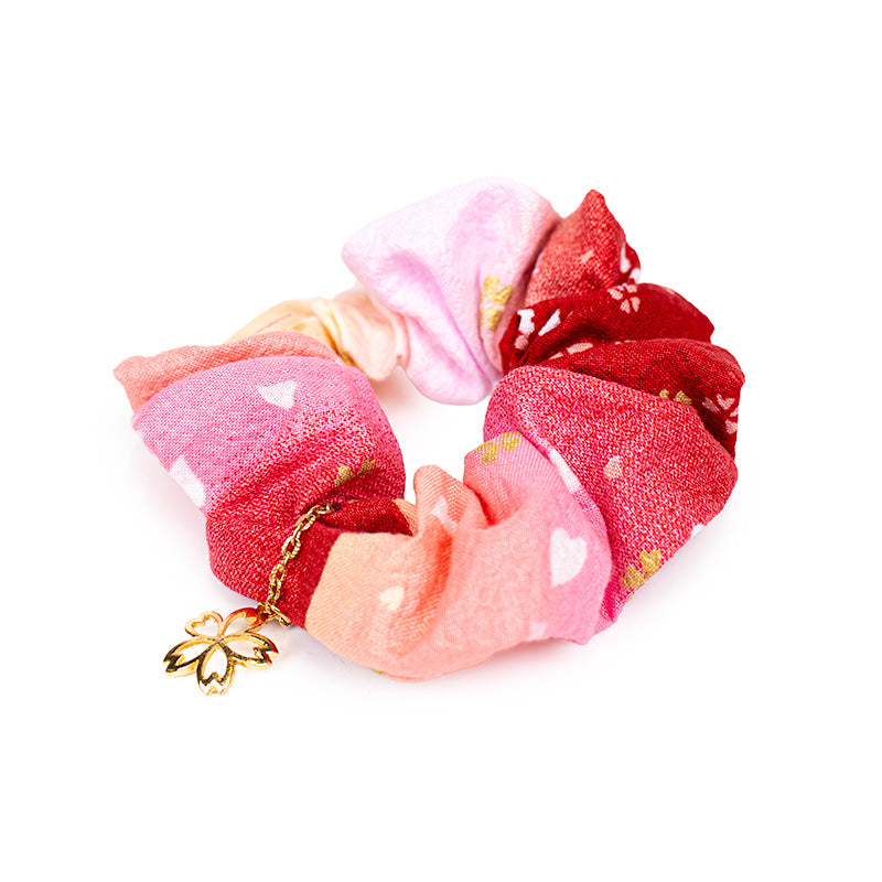 Scrunchie Japanskt Tyg Rosa
