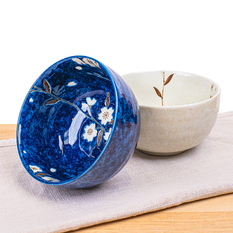 Set med 2 Små Japanska Skålar - Sakura