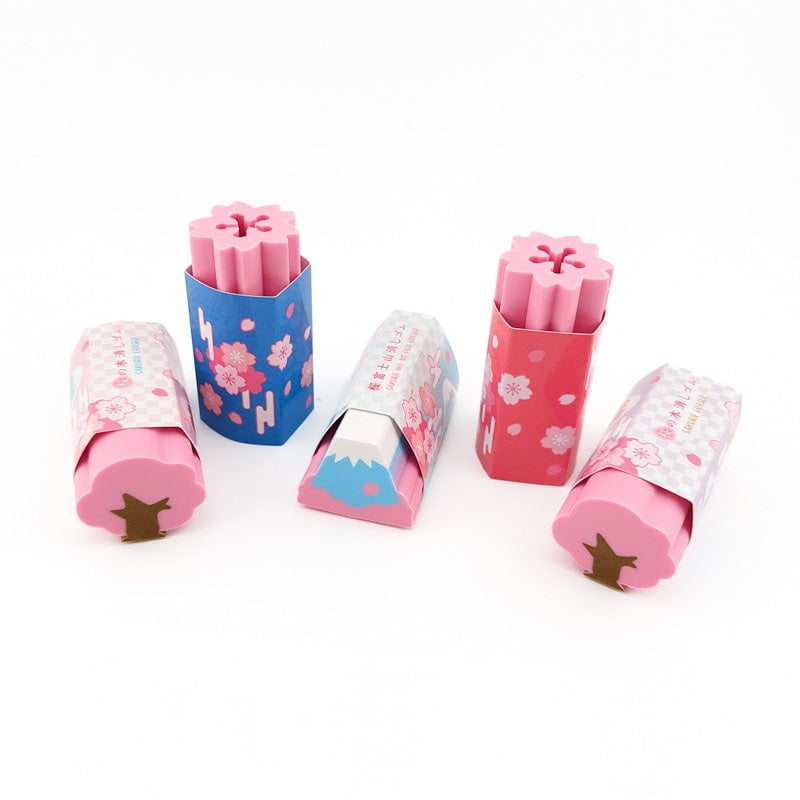 Set om 5 blomtuggummin