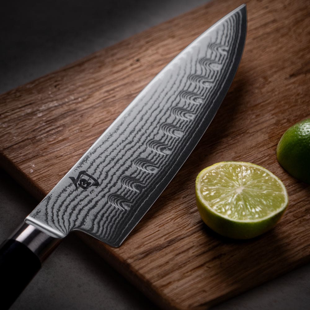 Shun Classic kockkniv 20 cm blad med bikakestruktur