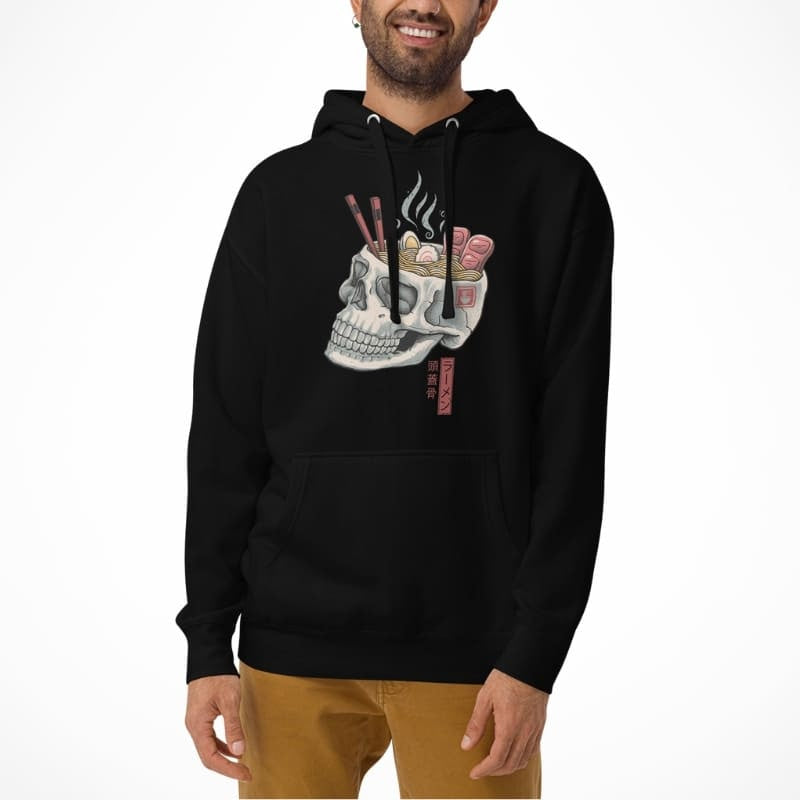 Skull Ramen japansk sweatshirt