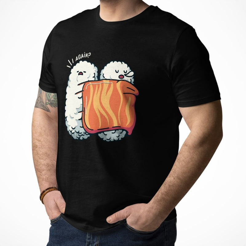 Sleeping Sushi Japansk T shirt