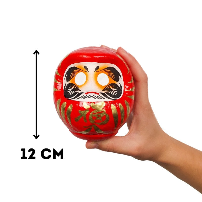 Stor röd Daruma 12 och 15 cm 12 cm