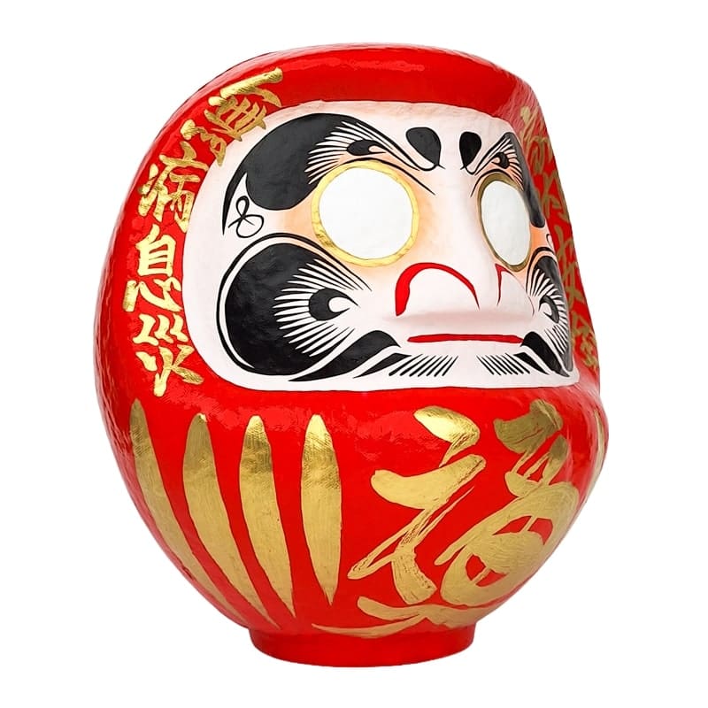 Stor röd Daruma 23 cm