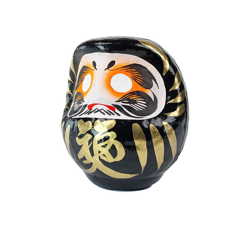 Stor svart Daruma 12 och 15 cm