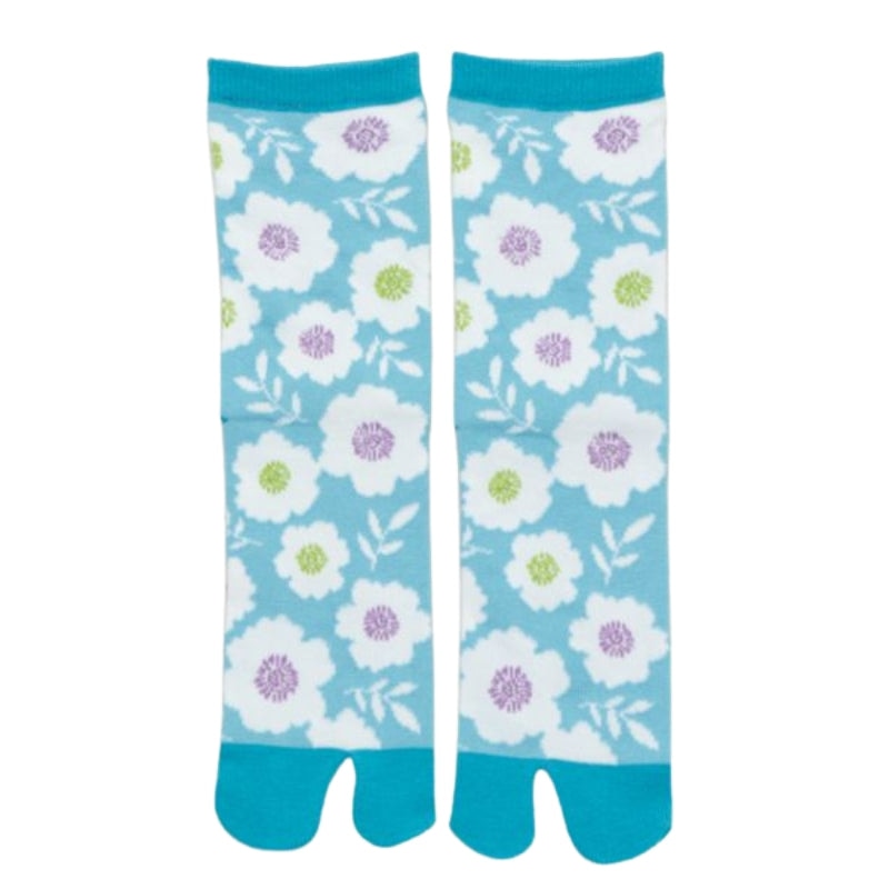 Strumpor med japanska blommor EU 36 40
