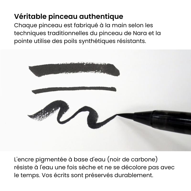 Rödlackerad bambuborste och trälåda