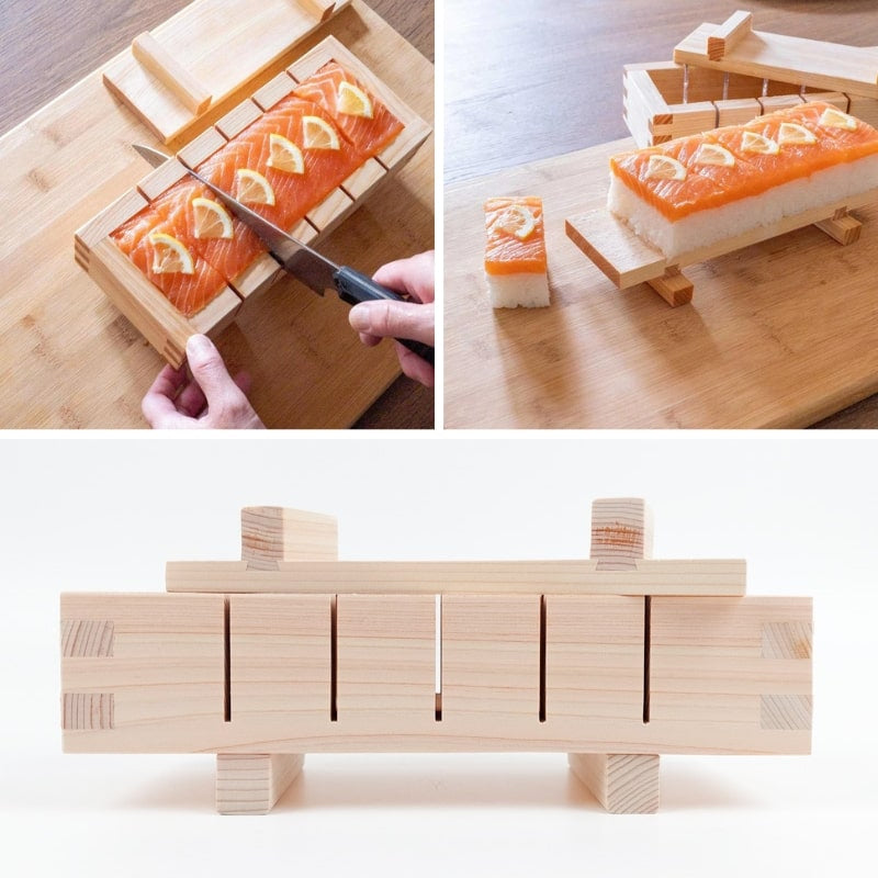 Sushiform i cypressträ
