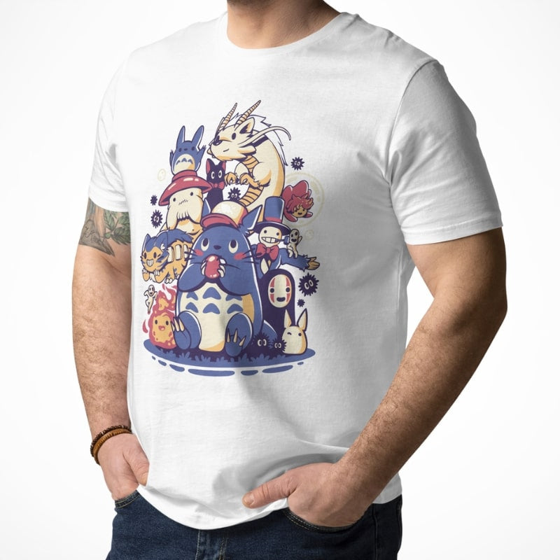 T shirt med japanska fantasivarelser