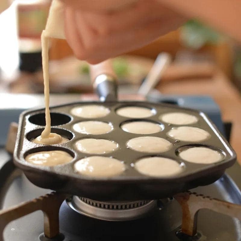 Takoyaki japansk stekpanna