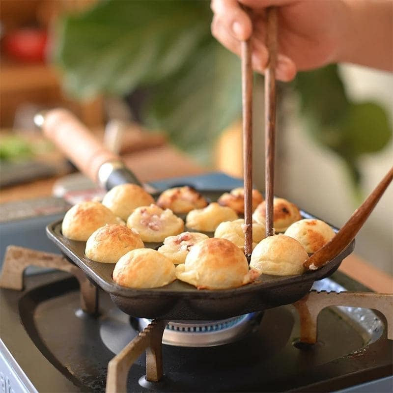 Takoyaki japansk stekpanna