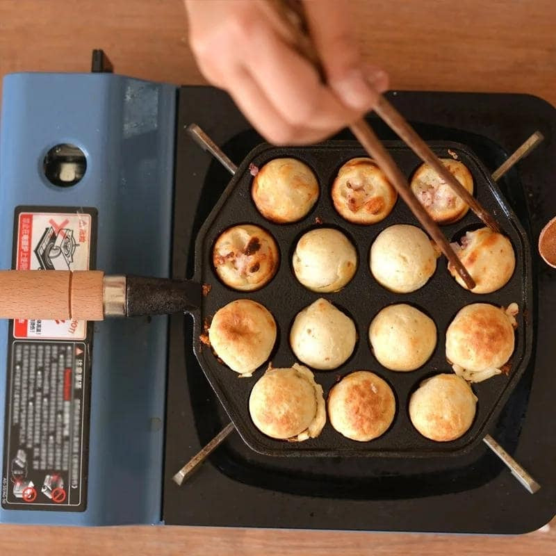 Takoyaki japansk stekpanna