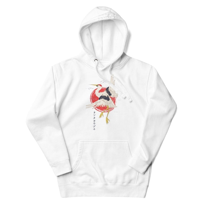 Tanchou japansk sweatshirt S / Blanc