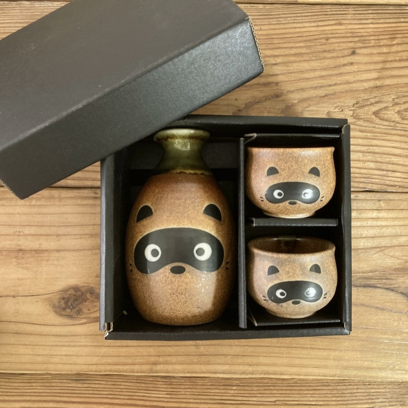 Tanuki Japanese Sake Set